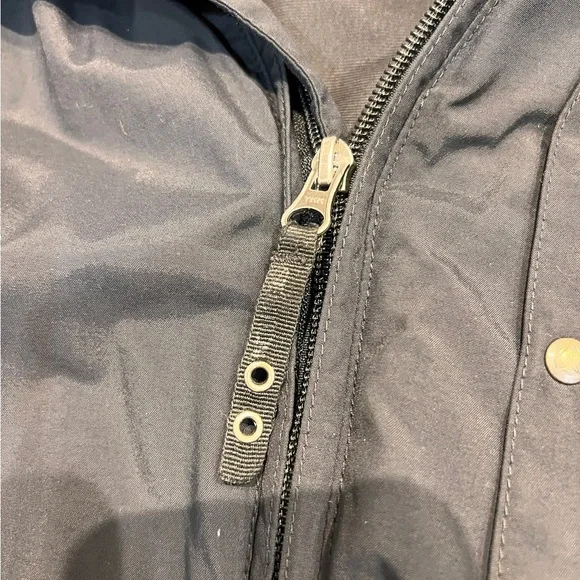 Section Vintage MFM Snowboard Coat Jacket With Hood Rare Black XL - Picture 10 of 16